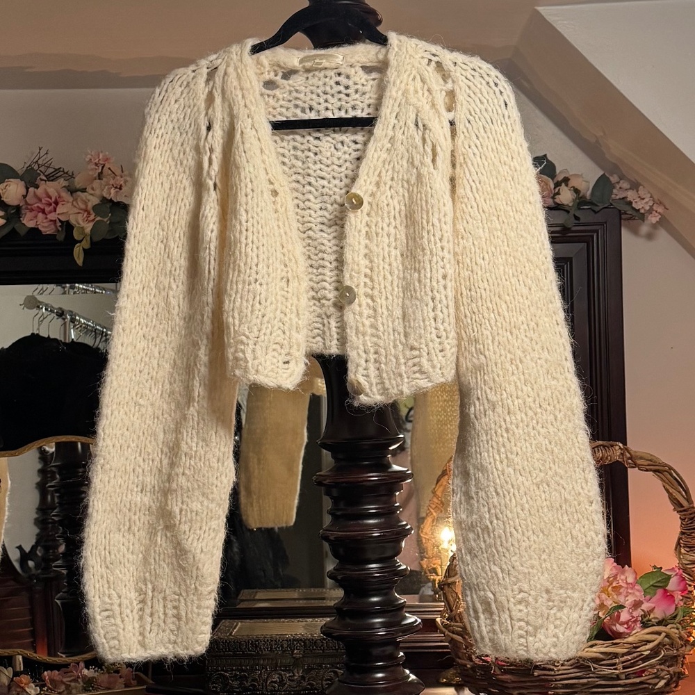 Loveshackfancy Cardigan Small - image 1